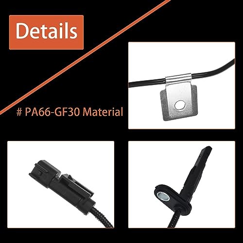 ABS Wheel Speed Sensor Front Rear-Left/Right Compatible with Select Chevy/GMC