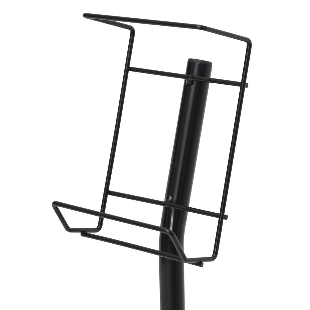 HUBERT® Disposable Single Glove Box Floorstand - 12"Dia x 35"H