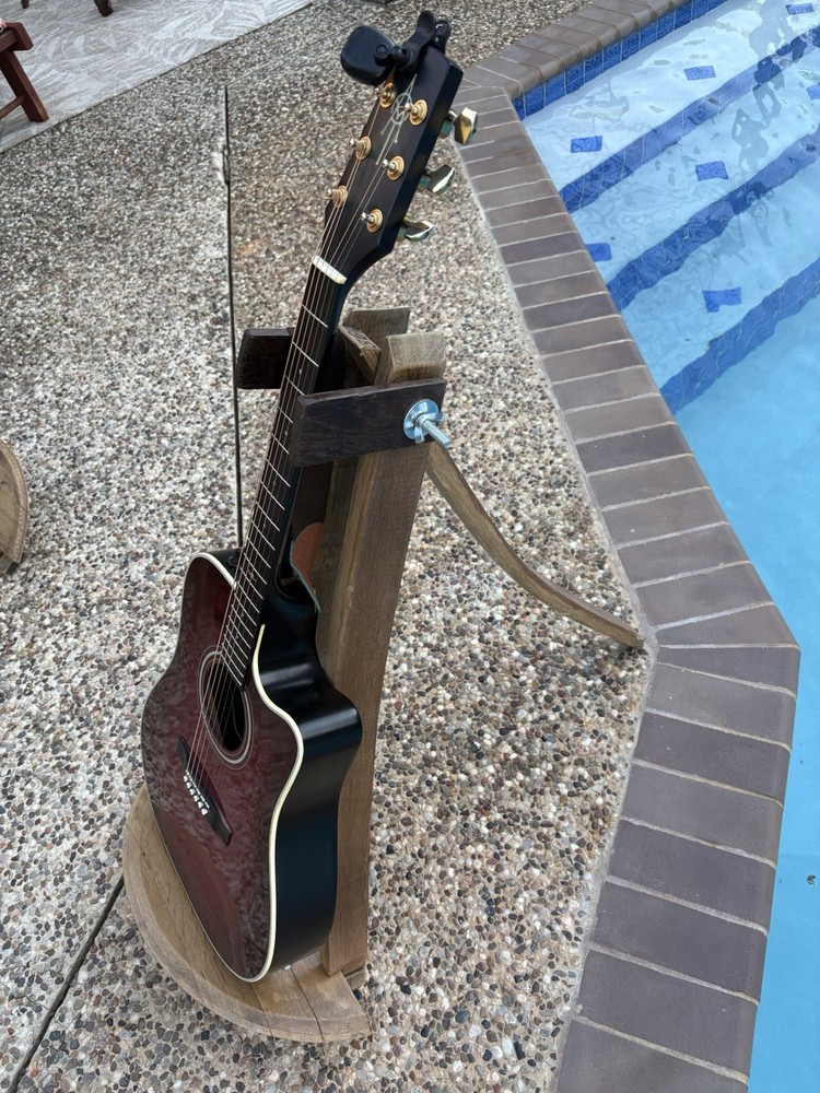 Wine Stave Guitar Stand #36