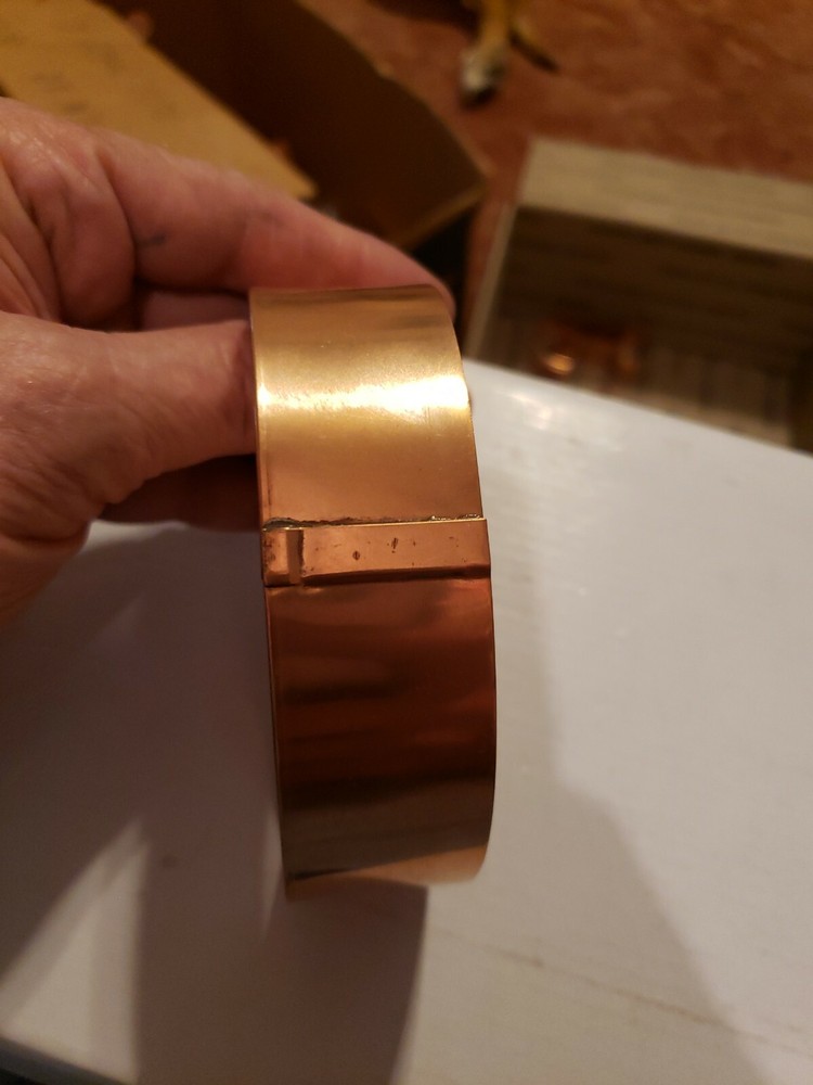 BRAMAN Heavy Copper Letter D Cookie Cutter