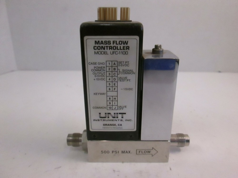 Unit UFC-1100 Mass Flow Controller, BCL3, 25 SCCM, Used