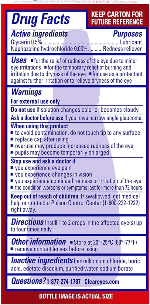 | Maximum Redness Relief Eye Drops | 0.5 FL OZ