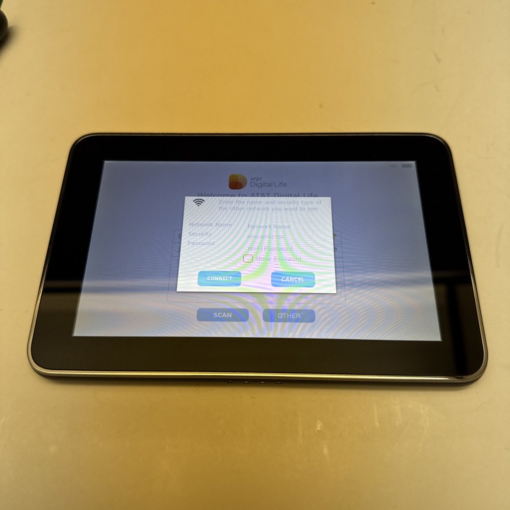 AT&T Tablet Model V72M - Powers On - As Is - Read Description
