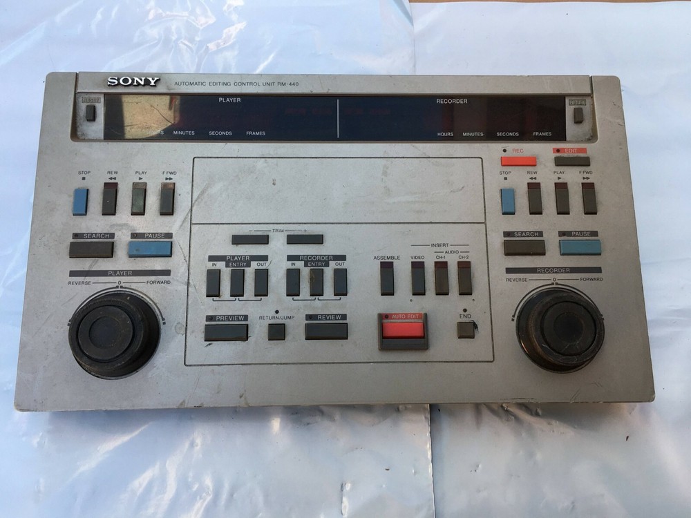 SONY Model RM-440 - Professional Video Automatic Editing Control Unit