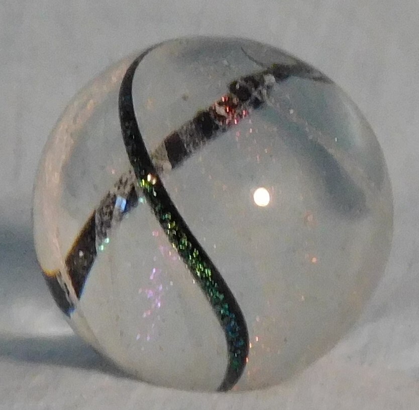 Andy Davis Contemporary Handmade Marble, 1 13/16" Diameter, #9251B