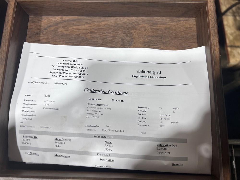 (1) MCM M.C. Miller Co. Inc. Current Interrupter CI-30 AC/DC Electronic Timer.