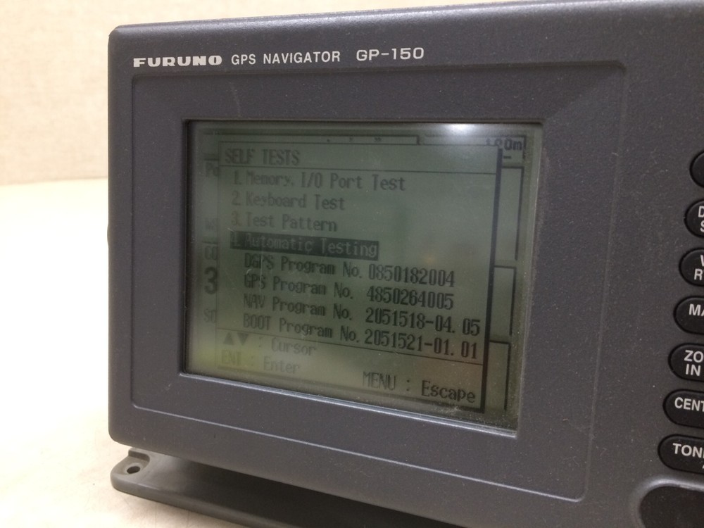 Furuno Marine GPS Navigator GP150 Display Unit GP-150