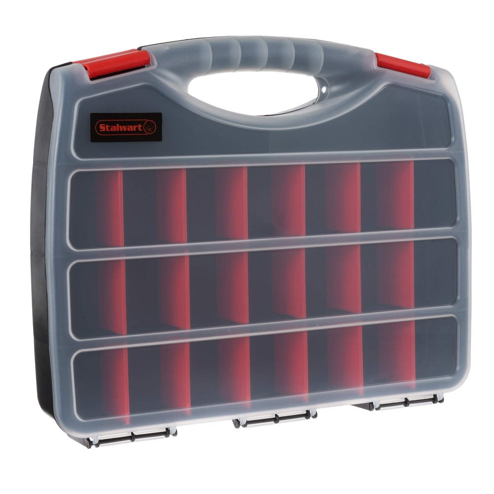23 Compartment Parts Organizer - Portable Hardware & Screw Storage Container