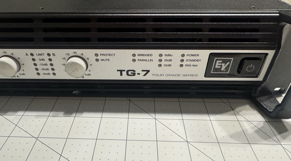Electro-Voice TG-7 Professional Power Amplifier EV Studio Rack Mount Line Array