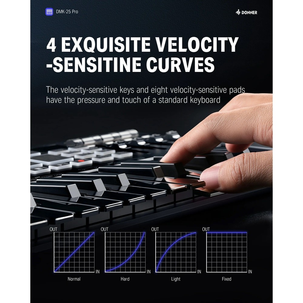 Donner DMK-25 PRO MIDI Keyboard Controller