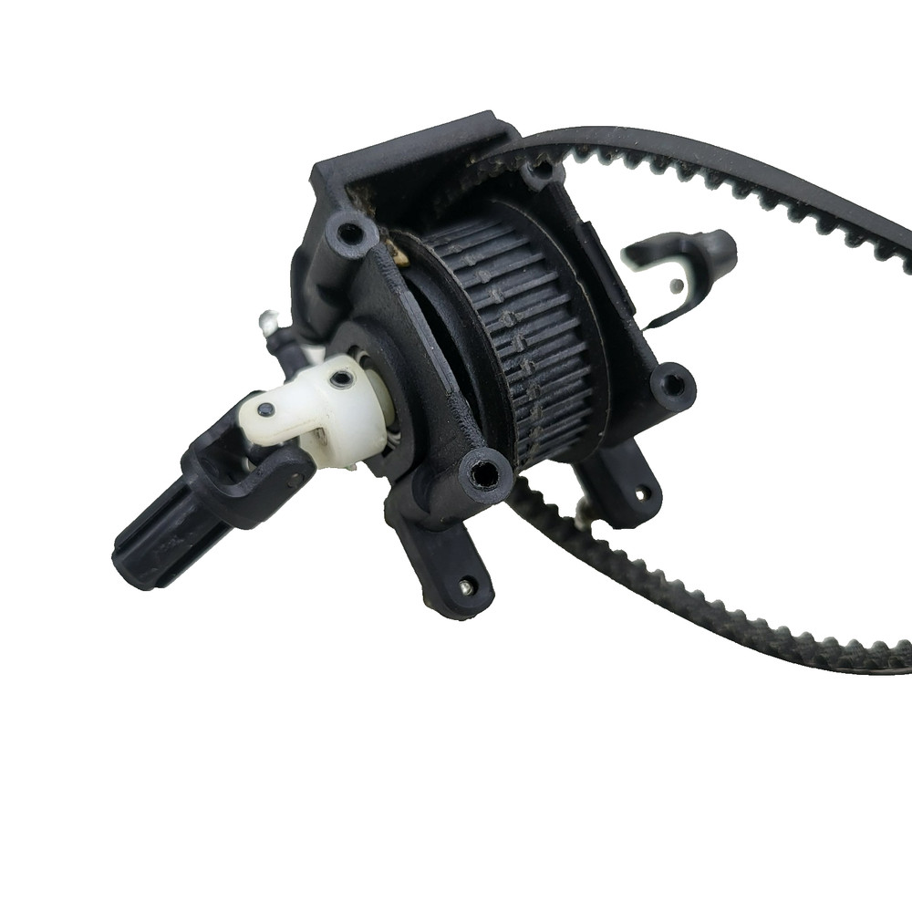 Traxxas 4-Tec Nitro 3.3 front diff, case, belt, driveshafts, shock standoffs