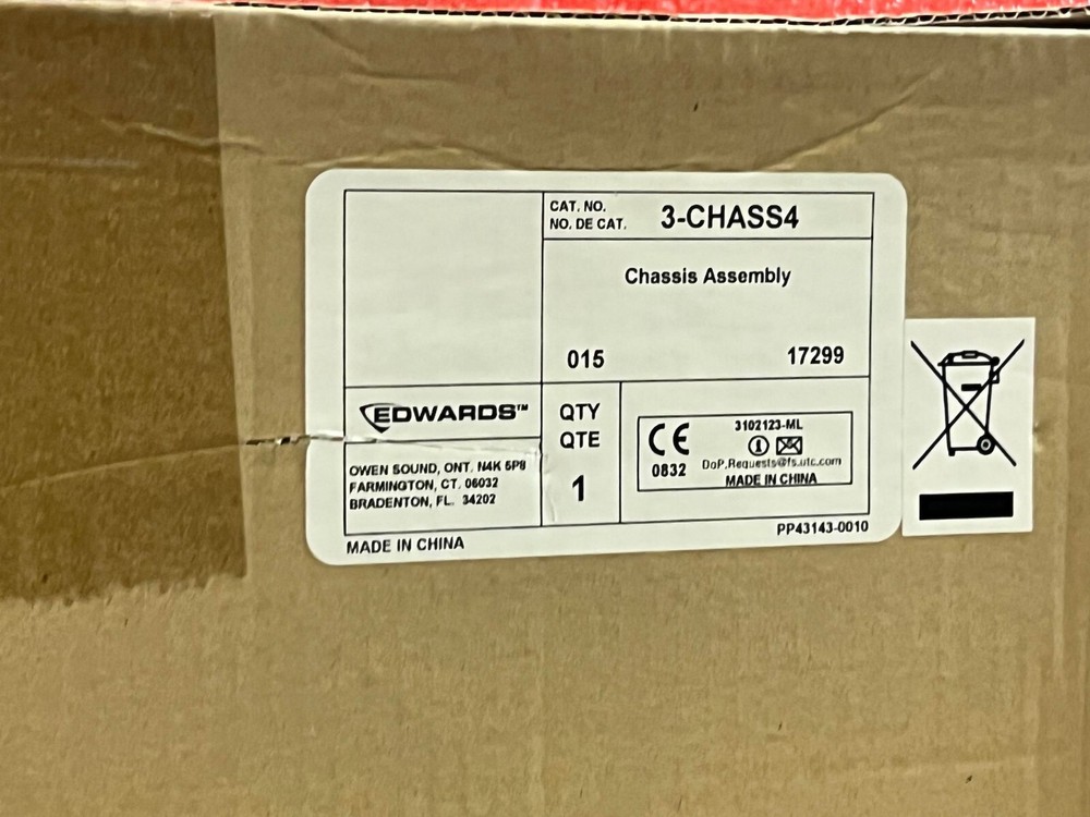 EDWARDS EST 3-CHASS4 Chassis Assembly