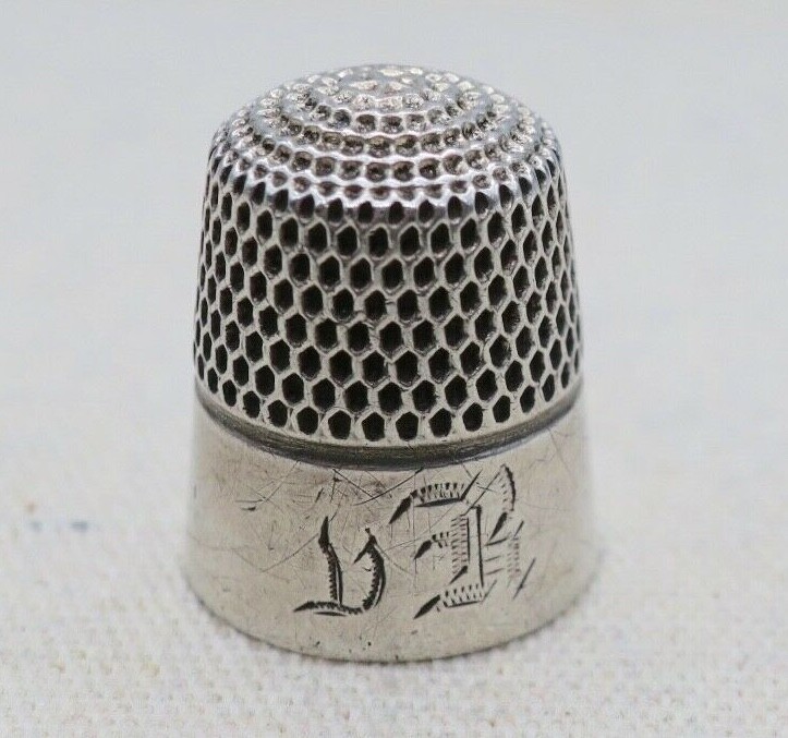 Sterling Silver ~ STERN THIMBLE ~ Vintage