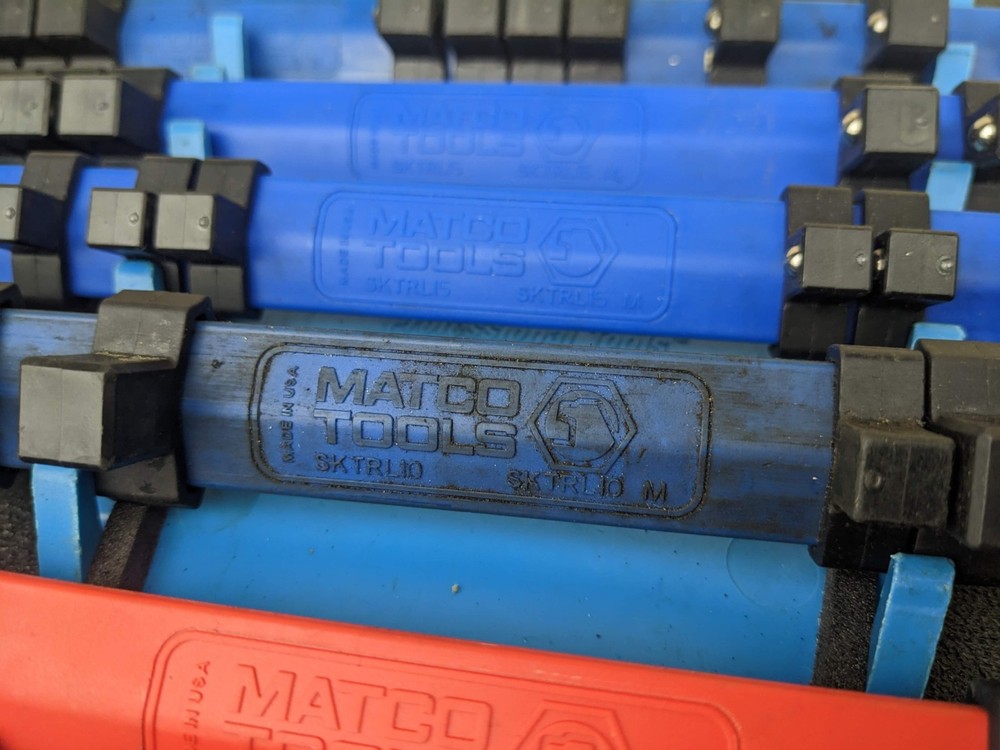 Matco Tools Plastic Socket Rail Organizers Lot