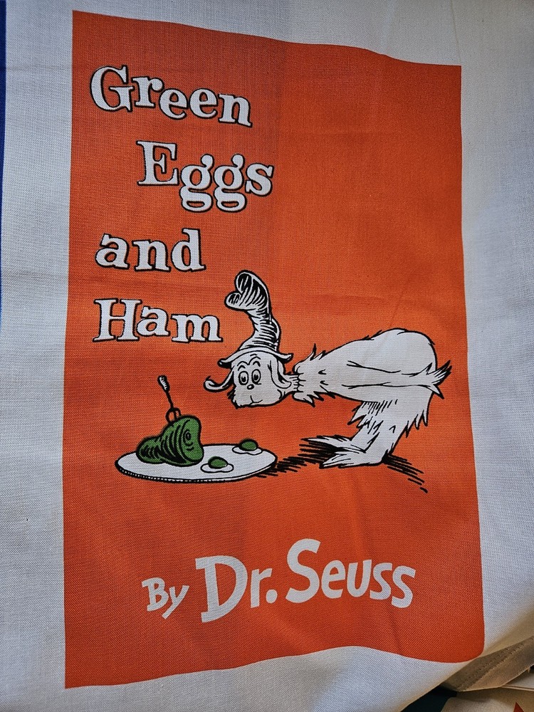 Dr Seuss Fabric Panel, Cotton, $12