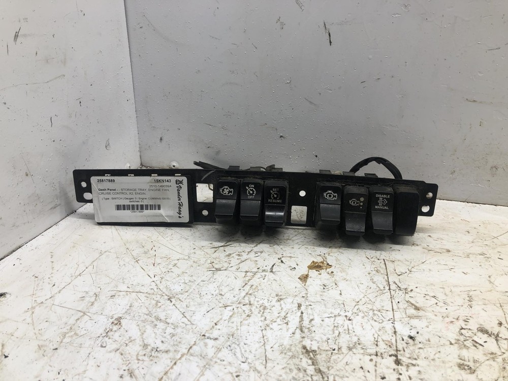 2012-2026 Kenworth T680 SWITCH Dash Panel - Used