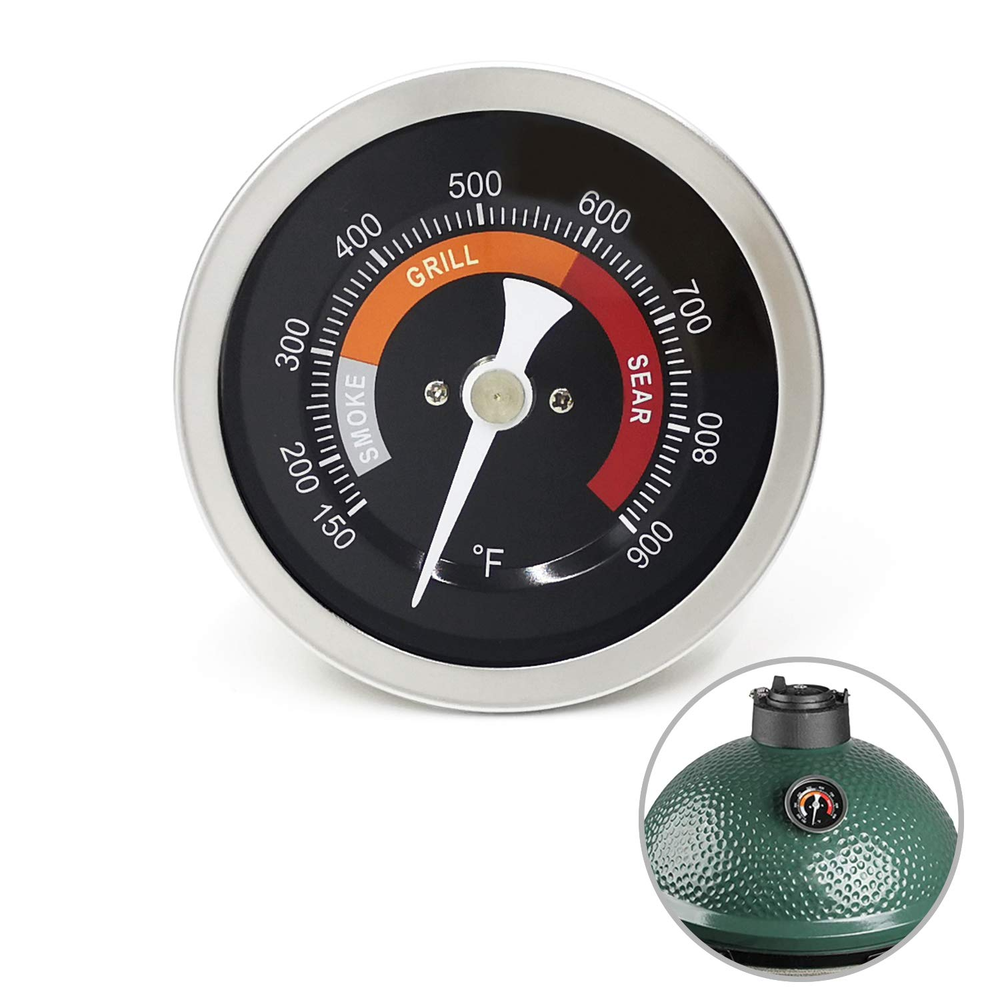 3.3" Upgraded Thermometer Replace for Big Green Egg Grills, Long Time Use