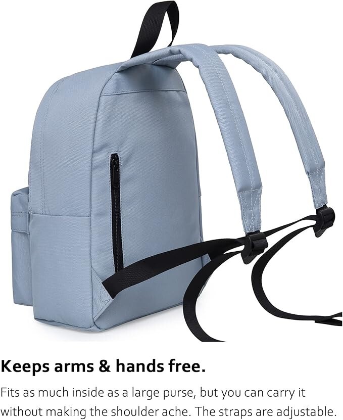 HotStyle SIMPLAY+ Mini Backpack, Multiple Colors and Patterns, 8 Litres Plain