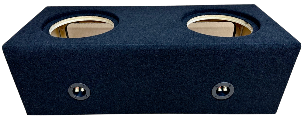 Custom Ported Sub Box Enclosure for 2 8" subs with Plexiglass Acrylic Windows