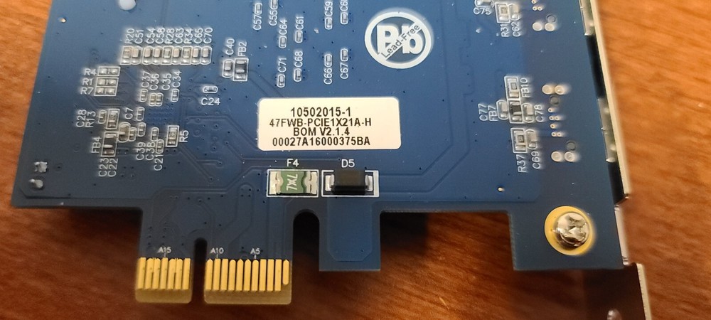 FWB-PCIE1X21A 3 Port Firewire Card