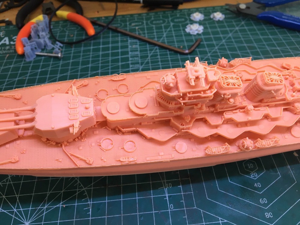 3D Printed 1/700 USSR Ushakov Battleship Unpainted Model Kit NEW