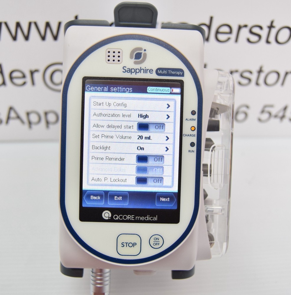 QCORE Sapphire multi therapy pump with accessories (New Unit)