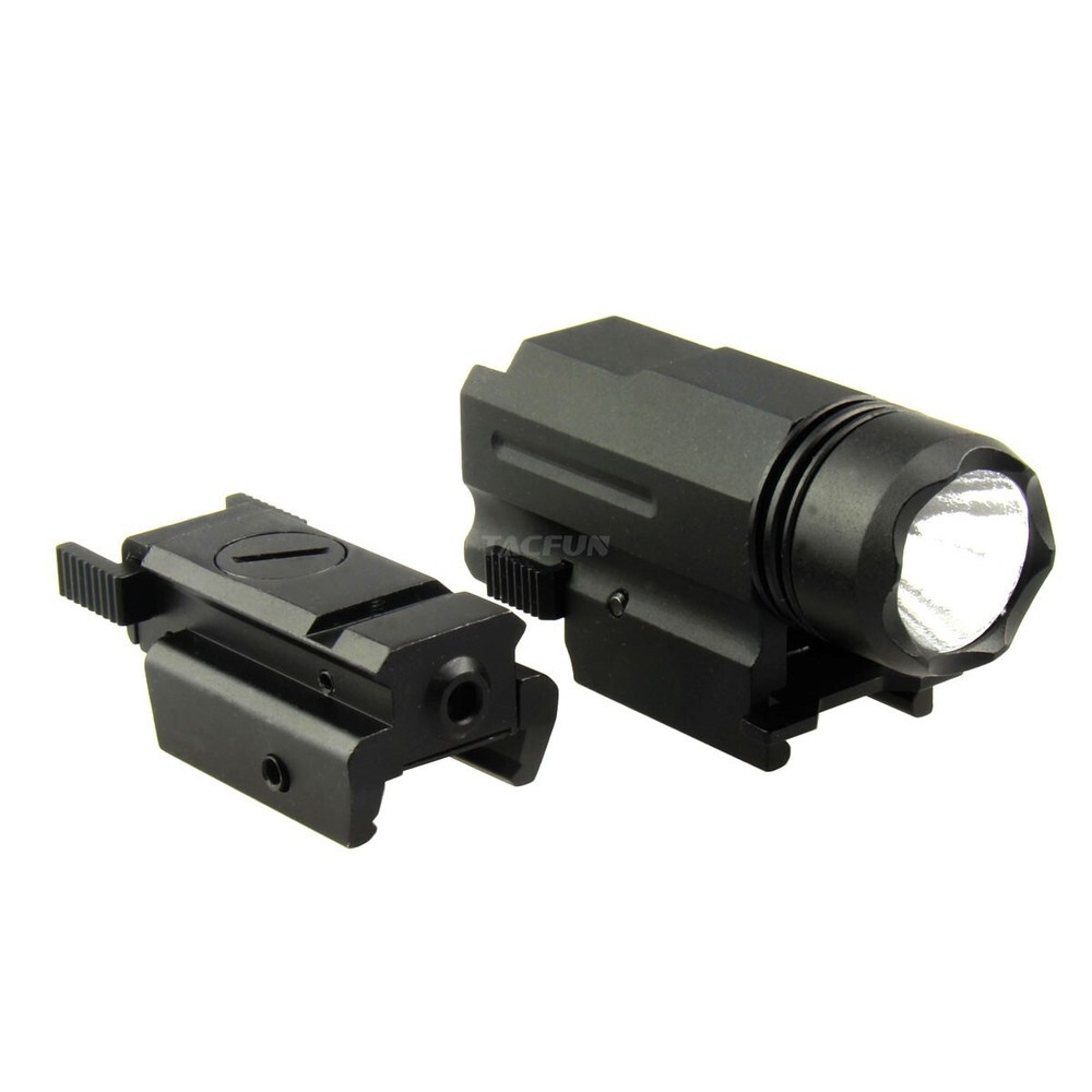 Tactical PSTL Compact Red Laser + QD Quick Release Flash Light Flashlight