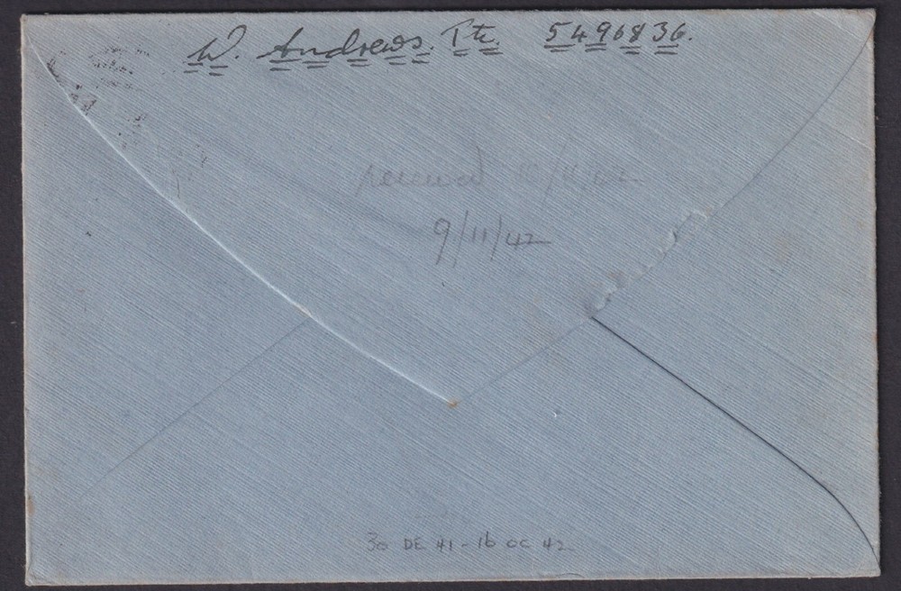 MALTA: (18233) CENSOR NO.64 (WEAK) CANCEL/COVER 1942