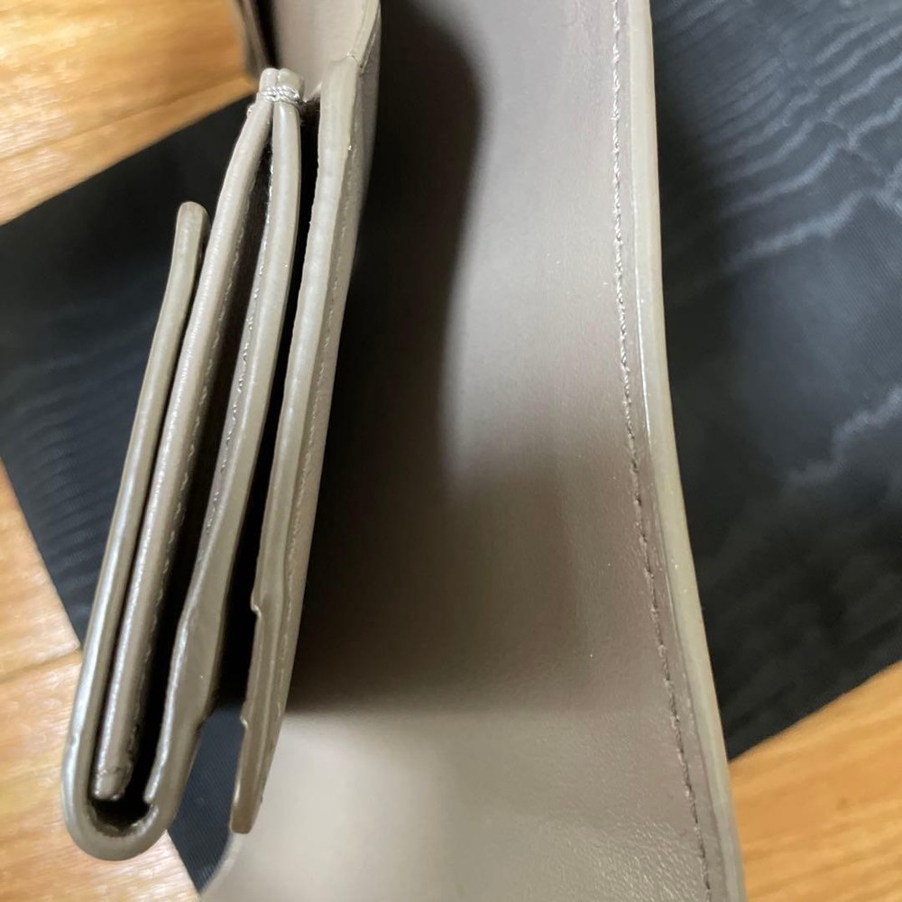 CELINE Gray Tri fold Wallet From Japan