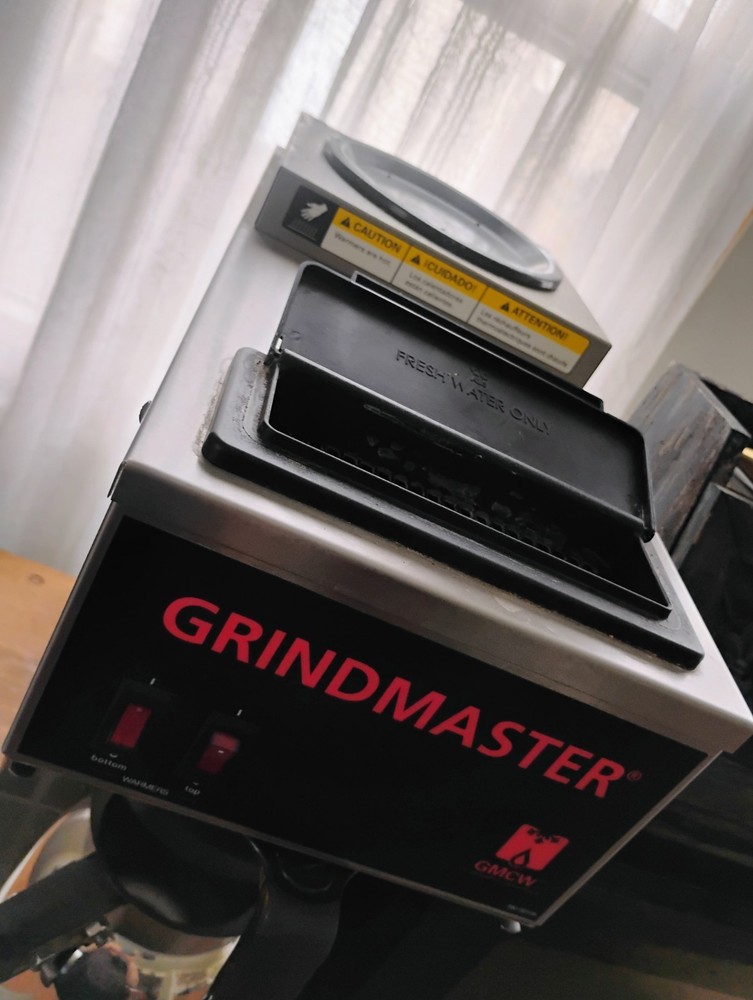 Grindmaster Cecilware Coffee Brewer machine 2 burner restaurant stainless steel