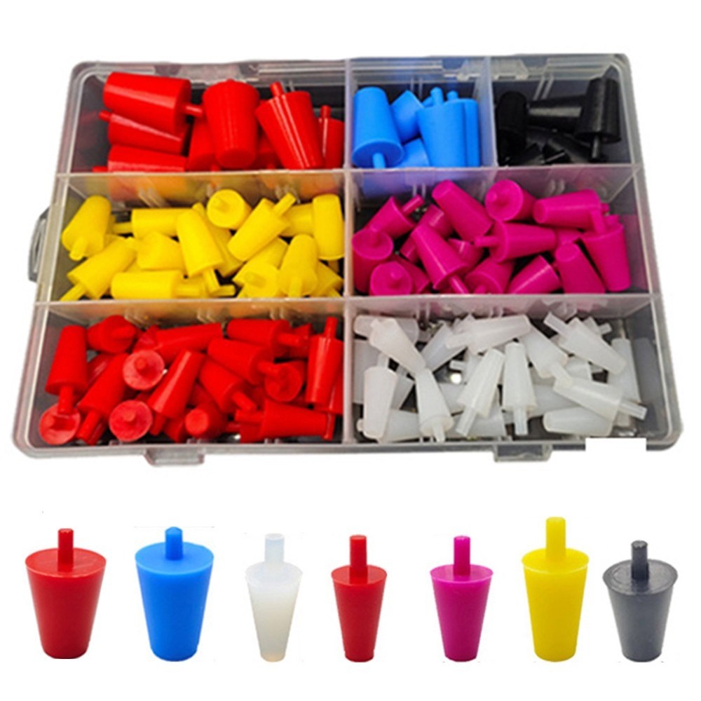HighTemp Silicone Cone Kit 60Pcs for Powder Coating and Anodizing Work