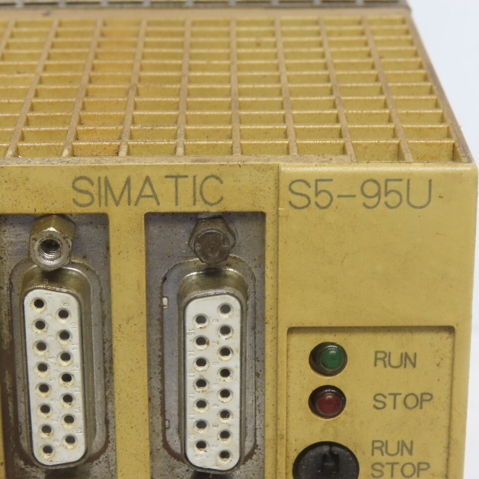 Siemens 6ES5 103-8MA01 Simatic S5-95U CPU Processor 24VDC Input 1A