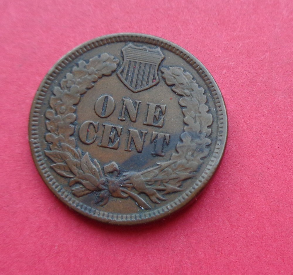 1898 INDIDAN CENT/ SLIGHTLY BENT