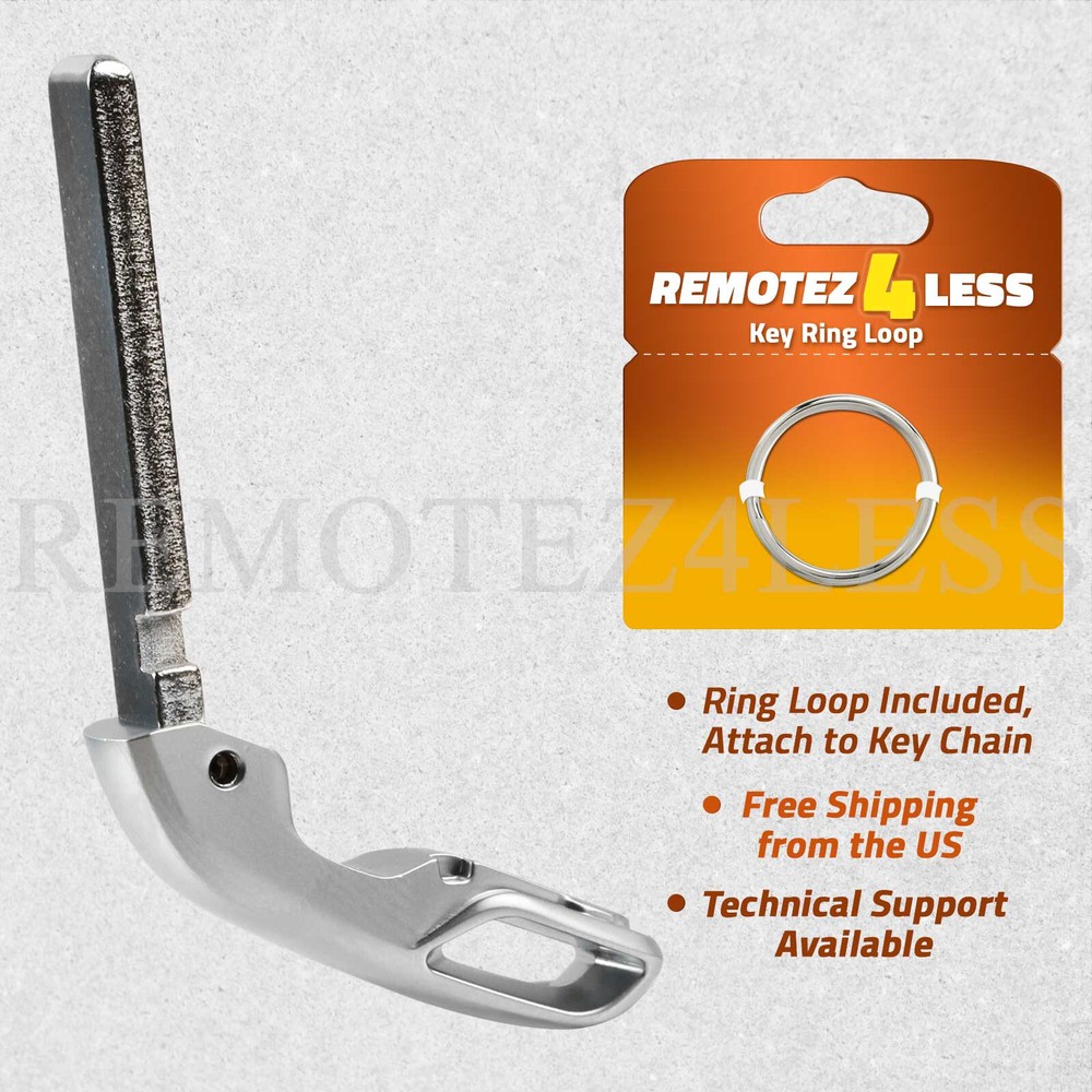 For 2021 2022 Replacement Cadillac Escalade Uncut Emergency Key Blade Insert