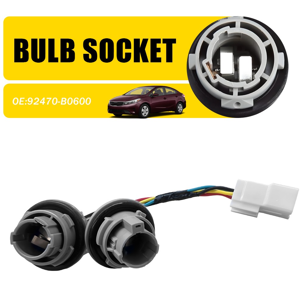 Tail Light Socket Wiring Fits Forte Kia 2017-2018 ABS Copper Construction