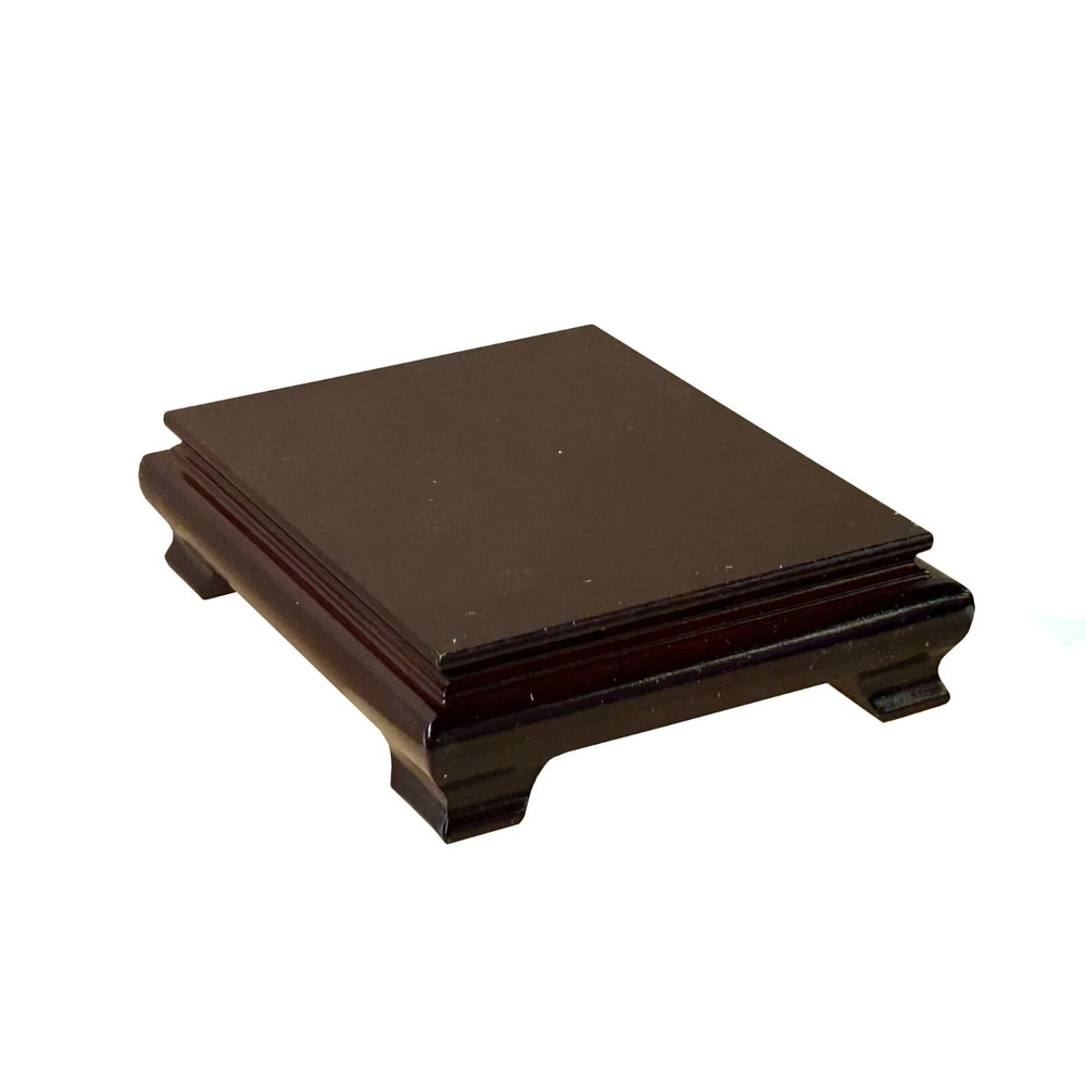 8" Reddish Brown Wood Rectangular Display Stand Riser Easel ws4186B