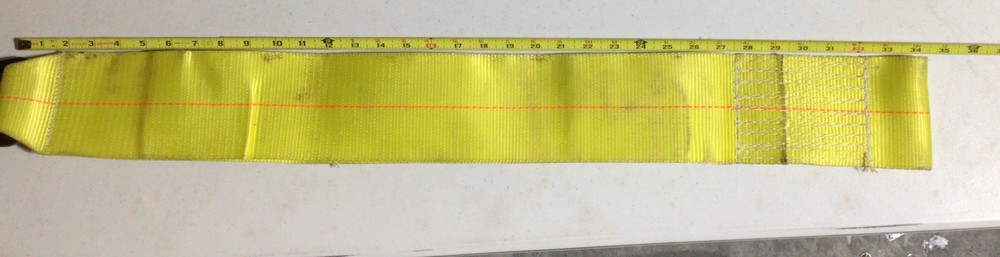 Heavy Duty 4"X34” Winch Straps w/ hook 5000 Tie Down Strap New