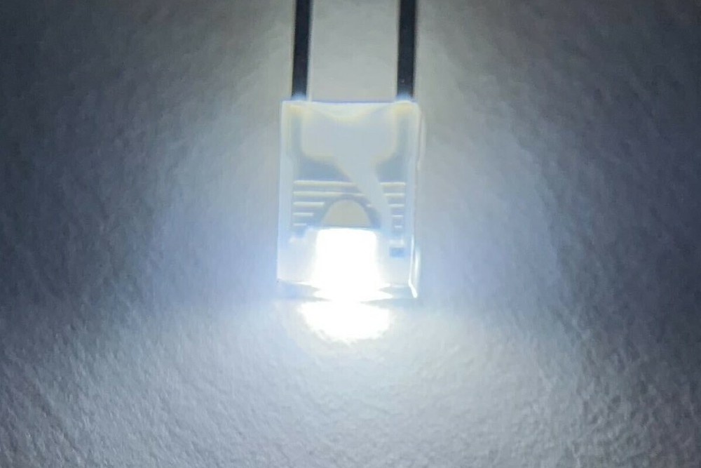 (10) 3mm GM GMC Chevy CUBE LED Interior Climate Control Switch Light Bulbs WHITE