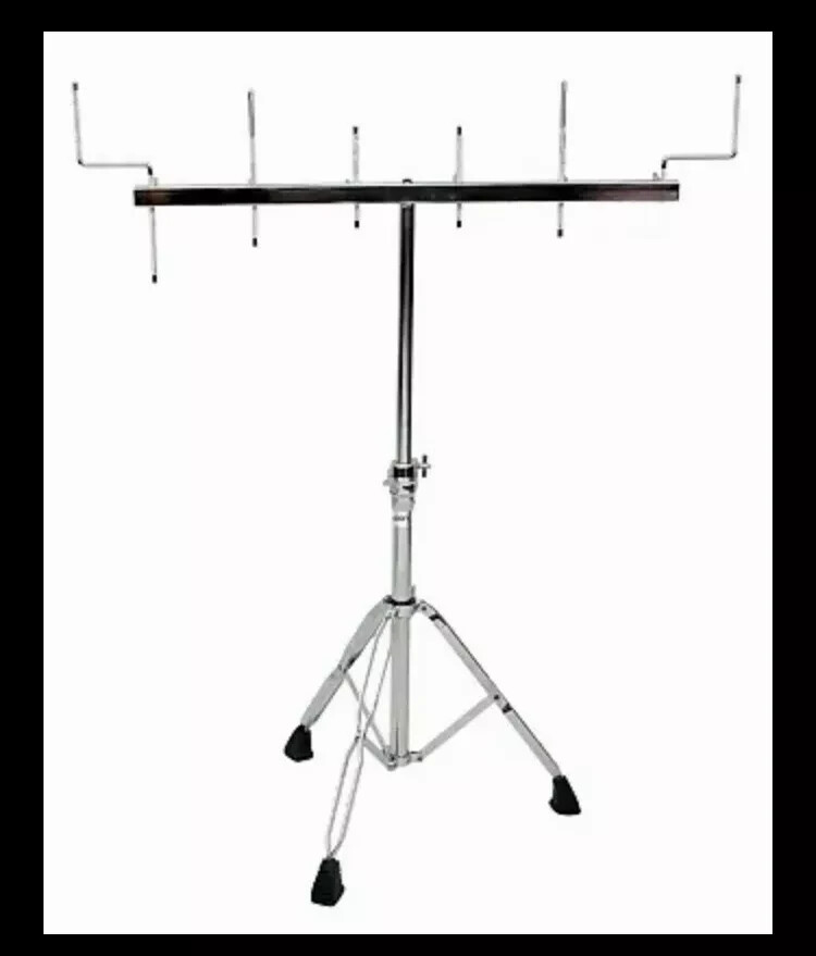 Multi-bar stand for mounting percussion instruments for school band percussion