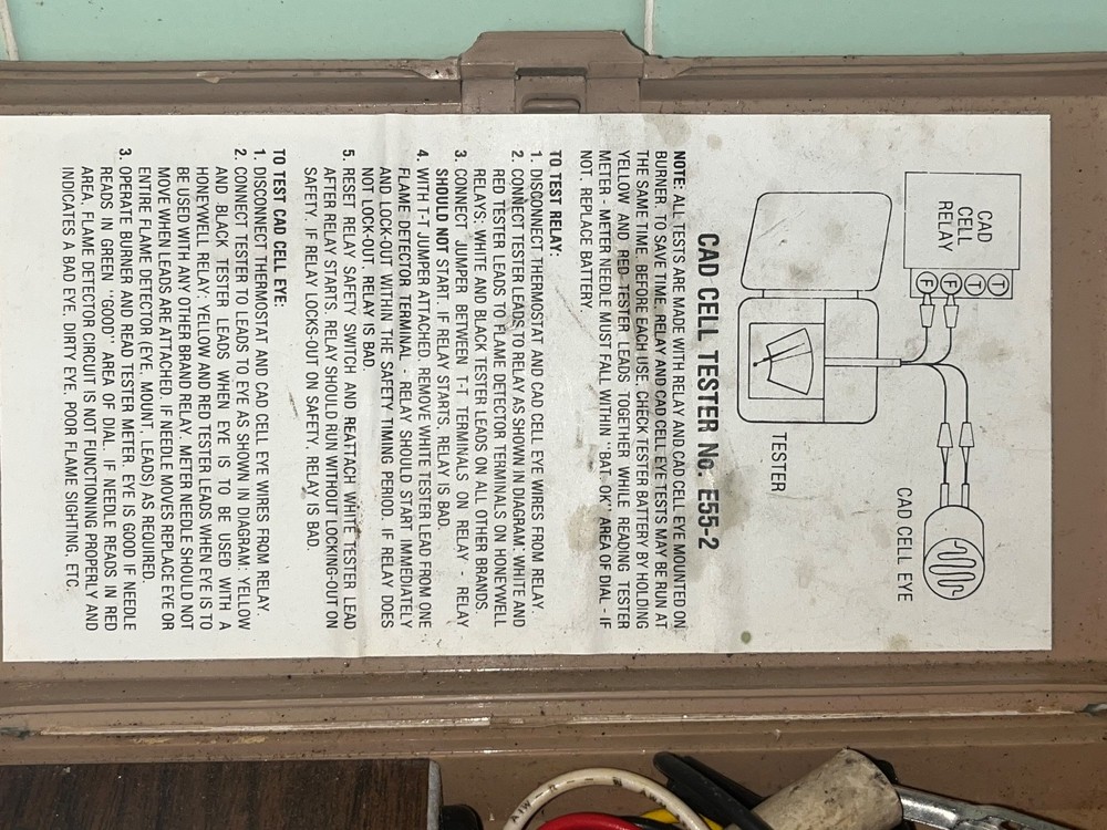 Sid Harvey's Cad Cell Tester Model #E55-2 Pre-Owned Complete WORKS