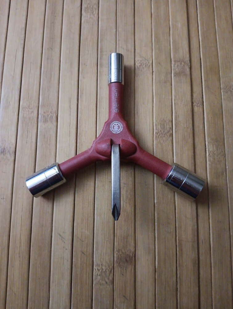Vintage Element Skateboarding Skate Tool Deck Wrench