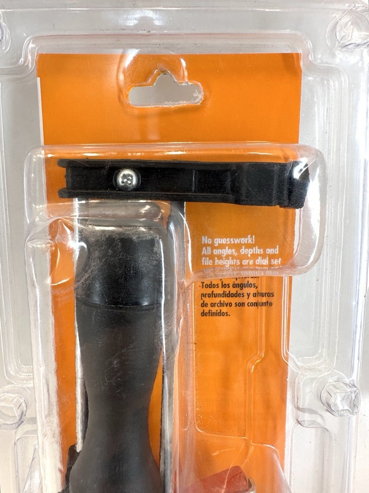 PowerCare Bar Mounted Chainsaw Sharpener Model Adjustable Dial Settings