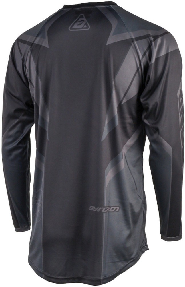 Answer Syncron Envenom Mens MX Offroad Jersey Black/Gray
