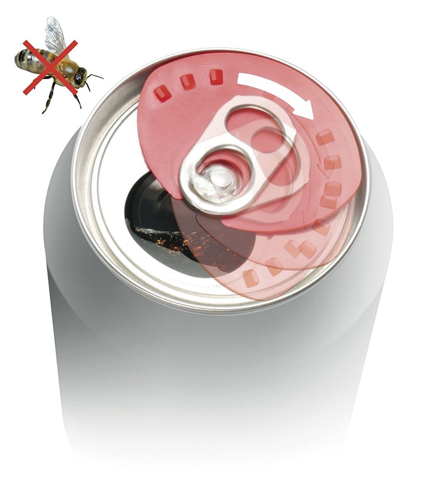 Brix Canlock Beverage Can Lid, Set of 3 lock closure bug free insect