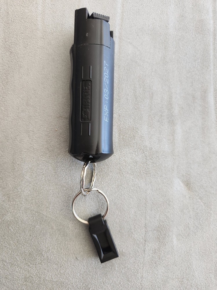 Security Equipment MD-BK-02 Sabre Mighty Discreet Cone Black Pepper Spray