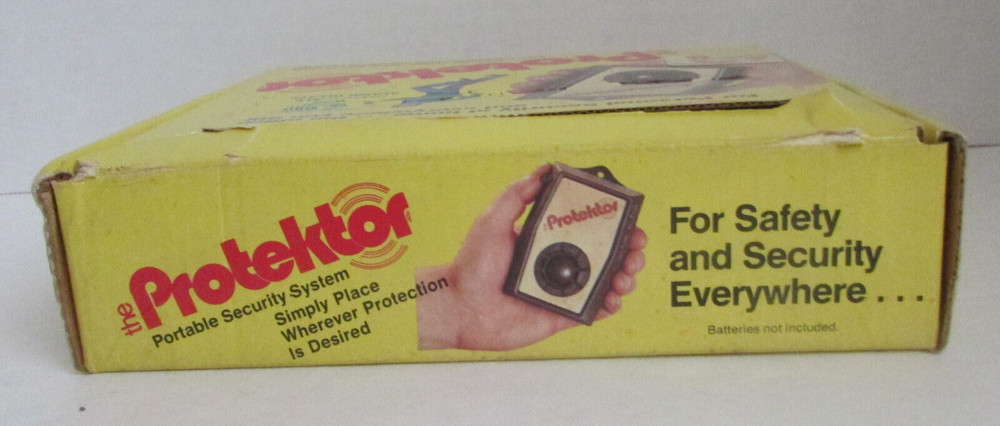 VINTAGE 70's 80's 'The Protector' Portable Security Alarm Device NOB