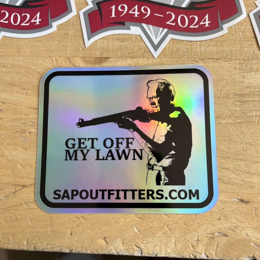 Ruger Sticker Pack 75th Anniversary Red Phoenix Get Off My Lawn