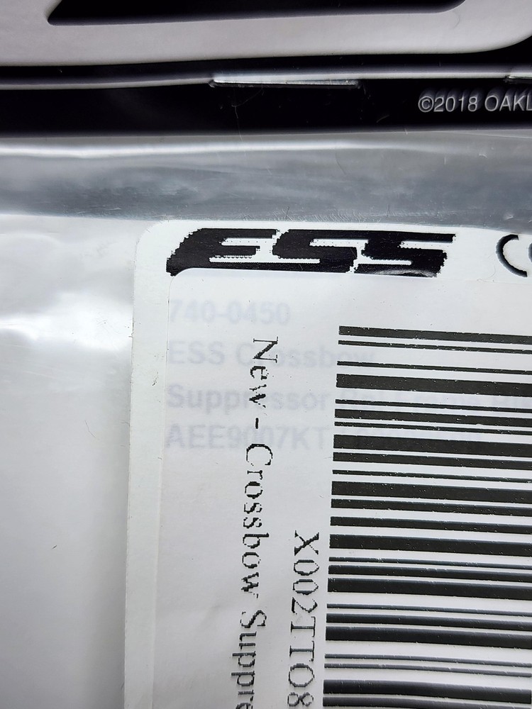 ESS Crossbow Suppressor Black Frame Kit Replacement Frame New Oakley Compatible