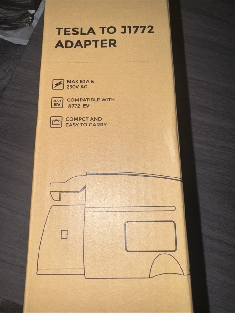 tesla to j1772 With LCD Adapter