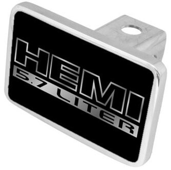 - Compatible with -, HEMI 5.7 Liter - Hitch Cover